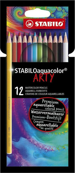 Εικόνα της Ξυλομπογιές Stabilo Aquacolor Arty 12τμχ