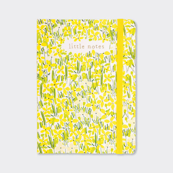 Εικόνα της ΣΗΜΕΙΩΜΑΤΑΡΙΟ R.E.D. A6NOTE01 A6 Perfect Bound Notebook - Yellow Floral/Little Notes